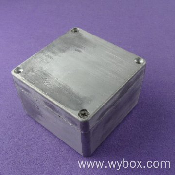 Small aluminum enclosure IP67 aluminum waterproof enclosure aluminum enclosure for electronics AWP505 with size 120*120*80mm